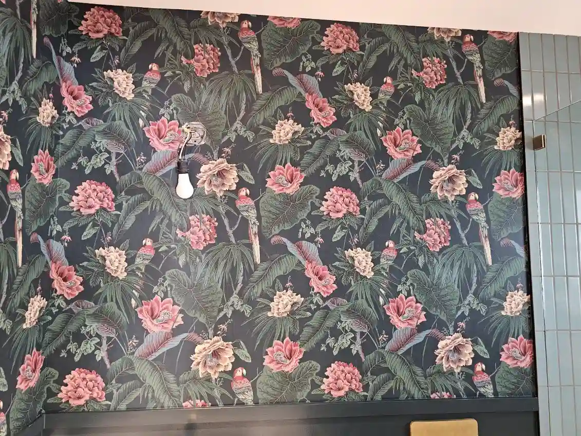 Wallpaper installation project in Lancaster, CA